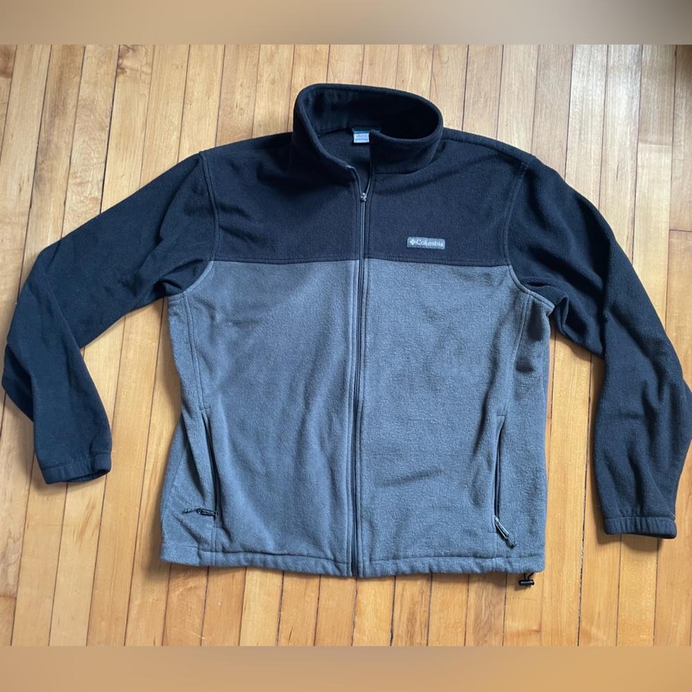 COLUMBIA mens zip up fleece XL